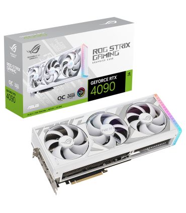GeForce RTX 4090 ASUS ROG Strix GeForce RTX 4090 White OC Edition 24GB sur PowerLab.fr