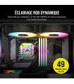 Refroidissement CPU Corsair iCUE H100i Elite Capellix XT- Noir sur PowerLab.fr