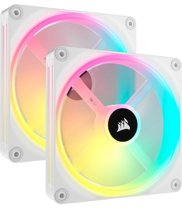 Ventilateur PC Corair iCUE Link QX140 RGB kit de démarrage - Blanc sur PowerLab.fr