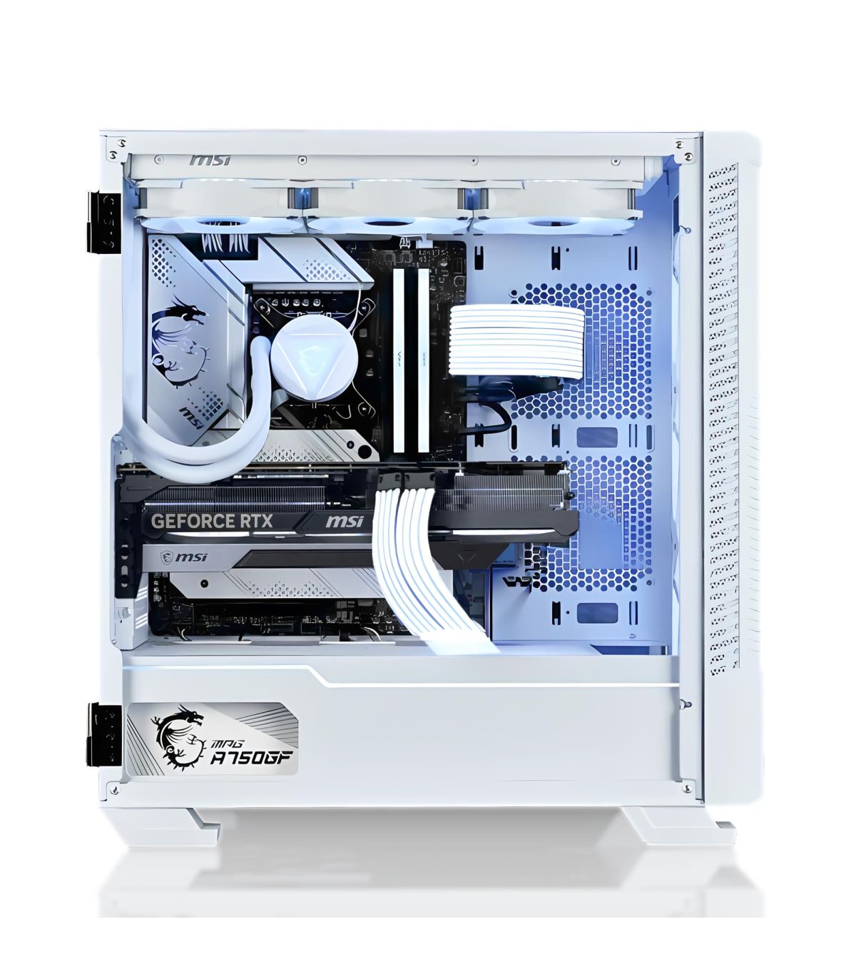 PC Gamer White Thorn Powered by MSI