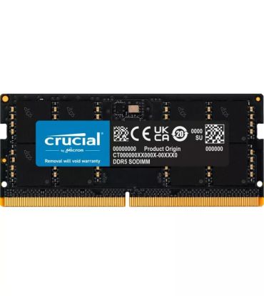 Mémoire Ram Crucial SODIMM DDR5 1x32Go 4800C40 sur PowerLab.fr