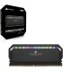 Mémoire Ram Corsair Dominator Platinum DDR5 2x32Go 6400C32 -Noir sur PowerLab.fr
