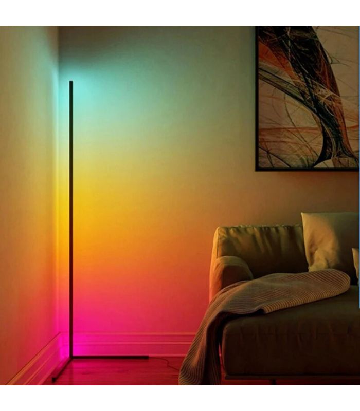 Streaming Tube Néon Couleur sur Pied Connecté RGB 142cm avec Télécommande sur PowerLab.fr