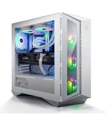 Un PC GAMER à 1000€ Full White avec un Boîtier Aquarium et une RTX 406, Pc  Gamer
