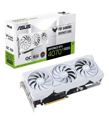 GeForce RTX 4070 Ti Super ASUS TUF Gaming GeForce RTX 4070 Ti Super White OC Edition 16GB sur PowerLab.fr