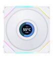 Ventilateur PC Lian Li Uni Fan TL120 LCD - Blanc (pack de 3) sur PowerLab.fr