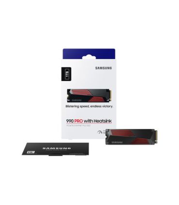 Composants Samsung SSD 990 PRO M.2 PCIe 4.0 NVMe 1To avec dissipateur -Noir sur PowerLab.fr