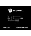 Composants Bitspower G1/4" True Brass Enhance Multi-Link For OD 16mm sur PowerLab.fr