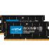 Mémoire Ram Crucial SODIMM DDR5 2x32Go 5200C42 sur PowerLab.fr