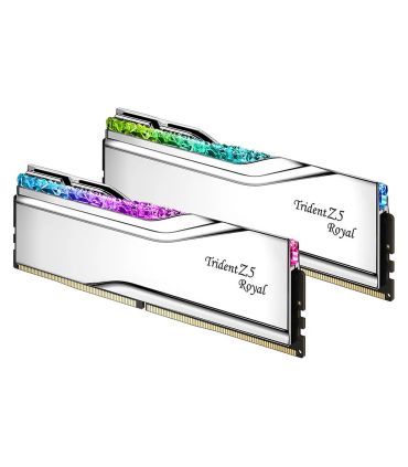 Mémoire Ram G.Skill Trident Z5 Royal RGB DDR5 2x32Go 6400C32 - Silver sur PowerLab.fr