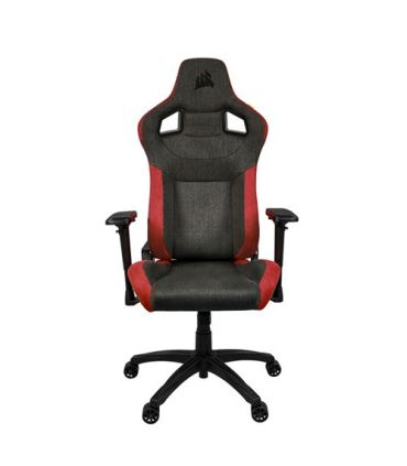 Chaise gaming Corsair TC100 Relaxed - Fabric (Noir/Rouge) sur PowerLab.fr