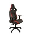 Chaise gaming Corsair TC100 Relaxed - Fabric (Noir/Rouge) sur PowerLab.fr