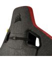 Chaise gaming Corsair TC100 Relaxed - Fabric (Noir/Rouge) sur PowerLab.fr