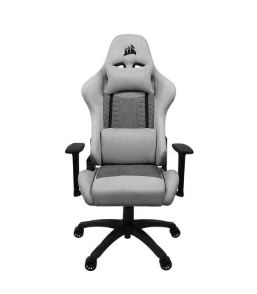 Chaise gaming Corsair TC100 Relaxed - Fabric (Silver/gris) sur PowerLab.fr