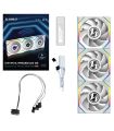 Ventilateur PC Lian Li Uni Fan SL 120 LCD ARGB Wireless pack de 3 - Blanc sur PowerLab.fr