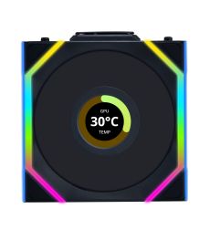Lian Li Uni Fan SL 120 LCD ARGB Wireless - Noir Ventilateur PC Lian Li Uni Fan SL 120 LCD ARGB Wireless - Noir sur PowerLab.fr