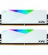 Mémoire Ram ADATA XPG Lancer RGB DDR5 2x24GB 8000C40 CUDIMM - Blanc sur PowerLab.fr