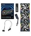 Ventilateur PC Lian Li Uni Fan SL 120 ARGB Wireless pack de 3 - Noir sur PowerLab.fr