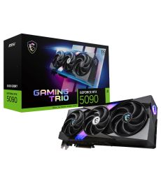 MSI GeForce RTX 5090 32G GAMING TRIO OC Carte Graphique MSI GeForce RTX 5090 32G GAMING TRIO OC sur PowerLab.fr