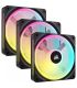 Ventilateur PC 7x Corsair iCUE Link QX120 RGB - Noir sur PowerLab.fr
