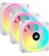 Ventilateur PC 7x Corsair iCUE Link QX120 RGB - Blanc sur PowerLab.fr