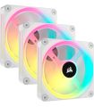 Ventilateur PC 7x Corsair iCUE Link QX120 RGB - Blanc sur PowerLab.fr