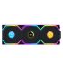 6x Lian Li Uni Fan SL120 Wireless LCD - Noir