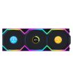 6x Lian Li Uni Fan SL120 Wireless LCD - Noir