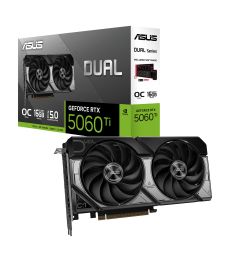 ASUS Dual GeForce RTX 5060 Ti OC Edition 16GB Carte Graphique ASUS Dual GeForce RTX 5060 Ti OC Edition 16GB sur PowerLab.fr