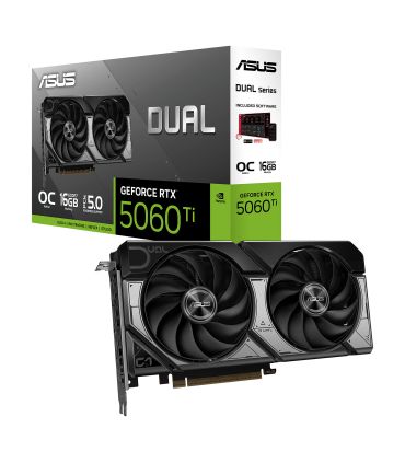 Carte Graphique ASUS Dual GeForce RTX 5060 Ti OC Edition 16GB sur PowerLab.fr
