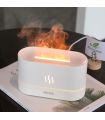 Diffuseur d'Huiles Essentielles Effet flamme 180ml -Blanc