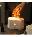 Diffuseur d'Huiles Essentielles Effet flamme 180ml -Blanc