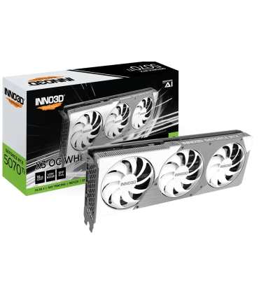 Carte Graphique INNO3D GeForce RTX 5070 Ti X3 OC White sur PowerLab.fr