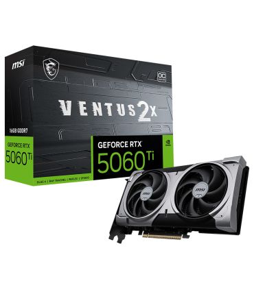 Carte Graphique MSI GeForce RTX 5060 TI 16G VENTUS 2X OC PLUS sur PowerLab.fr