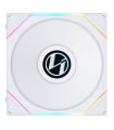 Ventilateur PC Lian Li Uni Fan TL LCD 140mm - Blanc sur PowerLab.fr