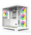 Boitier PC LYTEK AQUAVISION RGB - Blanc sur PowerLab.fr