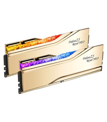 Mémoire Ram G.Skill Trident Z5 Royal Neo 2 x 32 Go (64 Go) DDR5 6000 MHz CL26 - Or sur PowerLab.fr