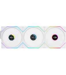 Lian Li UNI Fan TL 120 LCD Wireless Pack de 3 - Blanc Ventilateur PC Lian Li UNI Fan TL 120 LCD Wireless Pack de 3 - Blanc sur PowerLab.fr