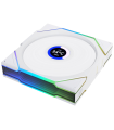 Ventilateur PC Lian Li UNI Fan TL 120 LCD Wireless Pack de 3 - Blanc sur PowerLab.fr