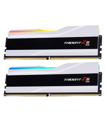 Mémoire Ram G.Skill Trident Z5 RGB 2x16 Go (32 Go) DDR5 6000 MHz CL36 - Blanc sur PowerLab.fr