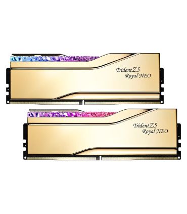 Mémoire Ram G.Skill Trident Z5 Royal Neo 2x32 Go (64 Go) DDR5 6000 MHz CL28 - Or sur PowerLab.fr
