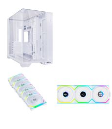 Kit Upgrade - Lian Li O11 Vision compact - Blanc + SL Wireless LCD + Non LCD Kit Upgrade - Lian Li O11 Vision compact - Blanc + SL Wireless LCD + Non LCD