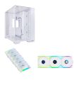Kit Upgrade - Lian Li O11 Vision compact - Blanc + SL Wireless LCD + Non LCD