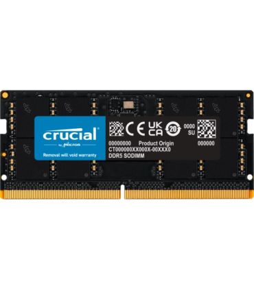 Mémoire Ram Crucial Sodimm DDR5 1x32GB 5600C46 CT32G56C46S5T sur PowerLab.fr