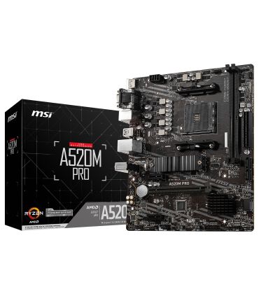 Carte mère PC MSI A520M Pro sur PowerLab.fr