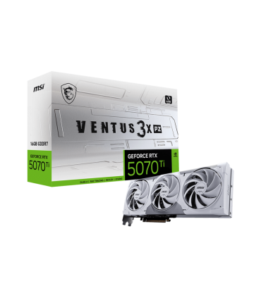 Carte Graphique MSI GeForce RTX 5070 Ti 16G VENTUS 3X PZ OC - SI sur PowerLab.fr
