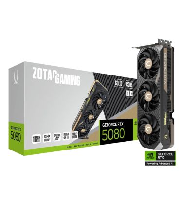 Carte Graphique ZOTAC Gaming GeForce RTX 5080 SOLID CORE OC 16GB sur PowerLab.fr