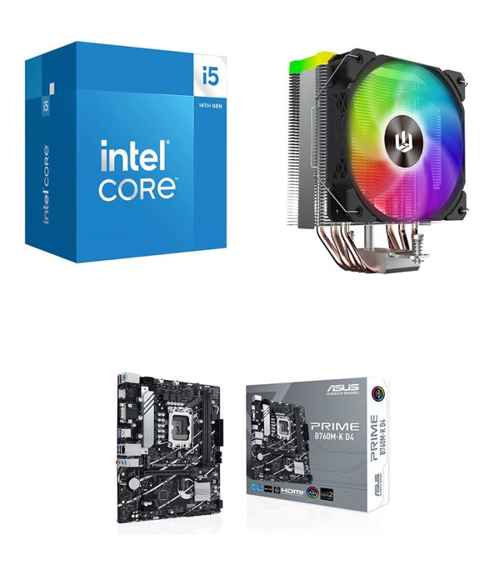 Kit Evo - i5-14400F - B760M - Ventirad