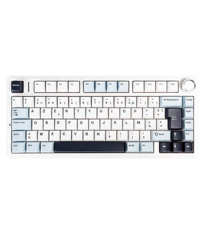 Clavier Gaming AULA F75 75% Mécanique Sans Fil - Azerty sur PowerLab.fr