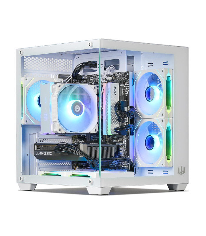 PC Gamer Mercure, boîtier blanc RGB